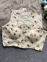 Pure Camric Khadi Cotton Sleeveless Blouse with Print | Ethnic & Handloom Style