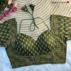 Ajrakh Handblock Printed Cotton Blouse – Ethnic Wear for Women