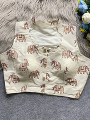 Pure Camric Khadi Cotton Blouse