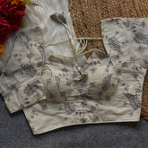 ROYAL JODHA STYLE BRIDAL ORIGINAL KHADI COTTON HALTER NECK BLOUSE