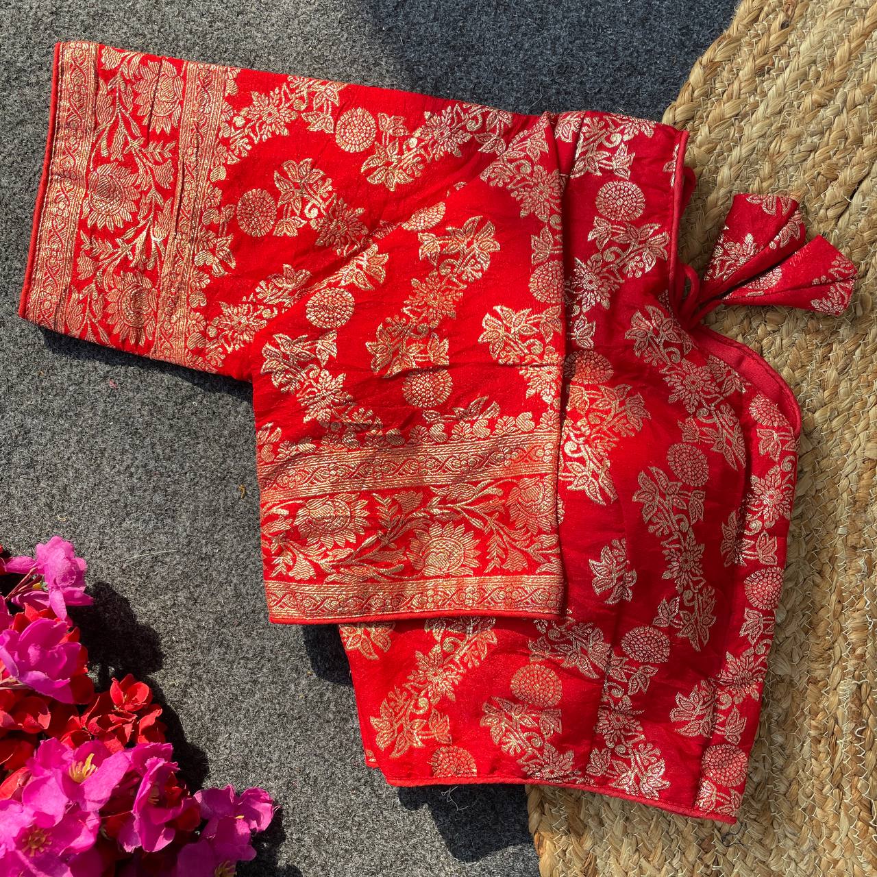 Pure Dola Silk Ethnic Blouse for Women