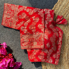 Pure Dola Silk Ethnic Blouse for Women