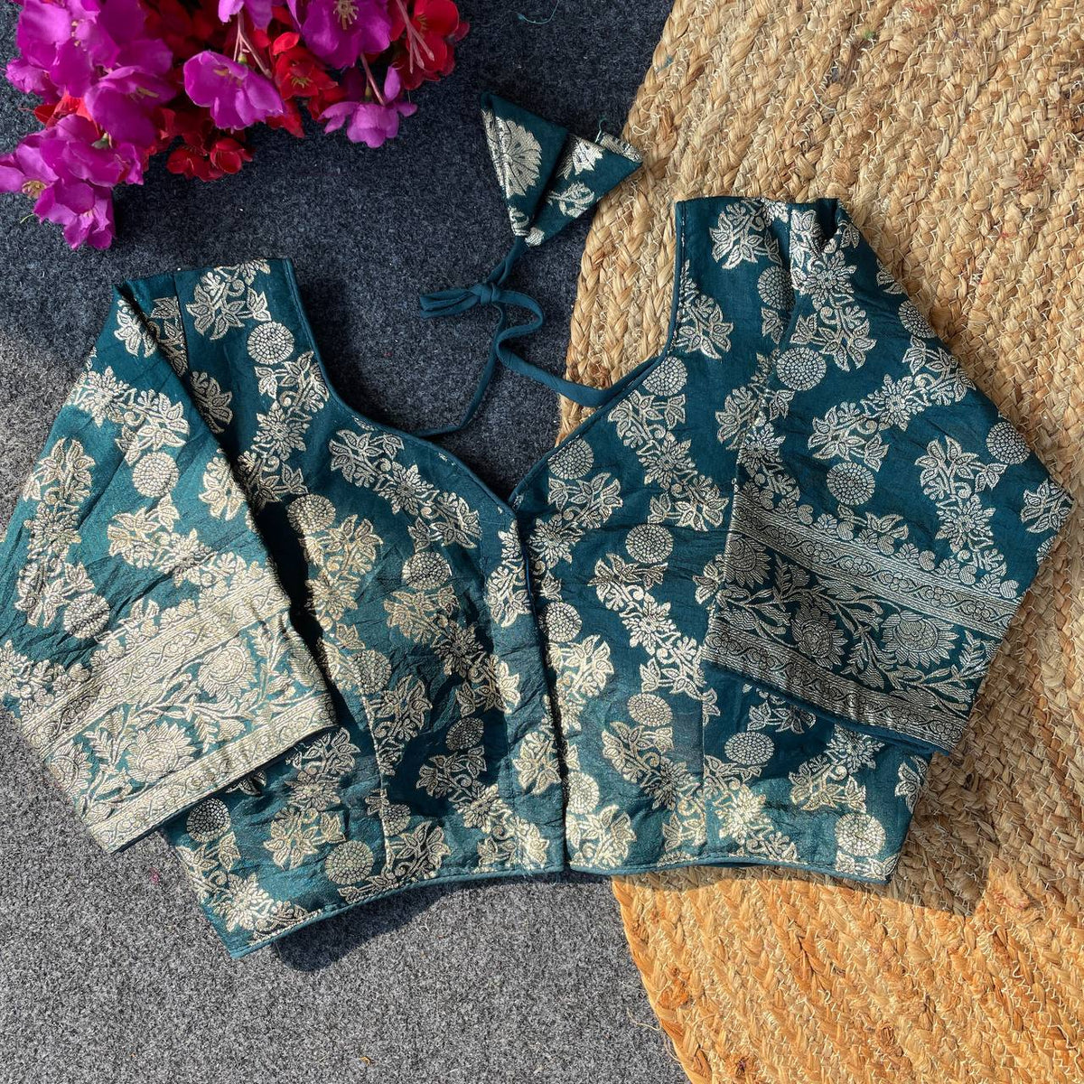 Pure Dola Silk Ethnic Blouse for Women
