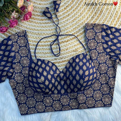 Ajrakh Handblock Printed Cotton Blouse – Ethnic Wear for Women